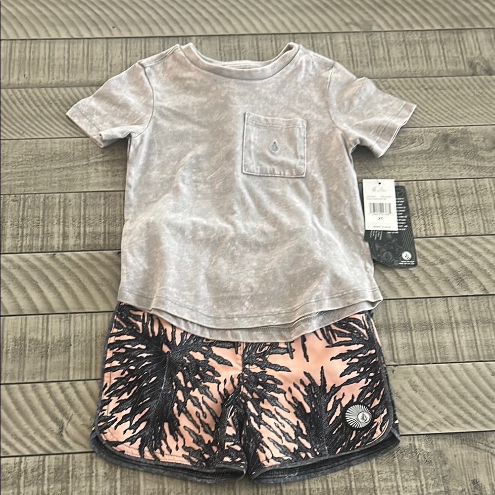 Gray Kids Shirt by Volcom